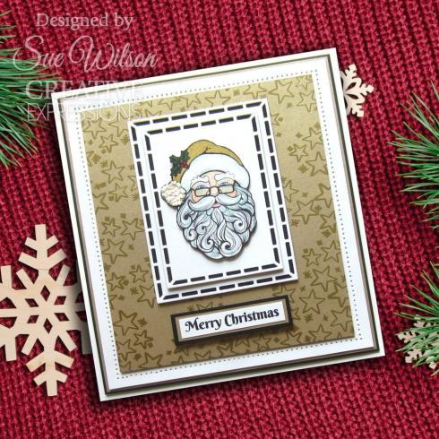Creative Expressions - Stempelset "Santa" Clear Stamps 6x8 Inch Design by Sue Wilson