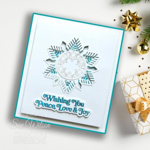 Creative Expressions - Stanzschablone "Festive Collection Crystal Kaleidoscope" Craft Dies Design by Sue Wilson