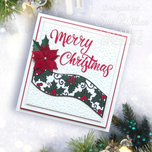 Creative Expressions - Stanzschablone "Festive Collection Merry Christmas" Craft Dies Design by Sue Wilson