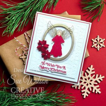 Creative Expressions - Stanzschablone "Festive Collection To Wish You A Merry Christmas" Craft Dies Design by Sue Wilson