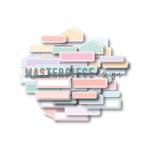 Masterpiece Design - Stanzteile "Reflections of Life" Die Cuts Labels