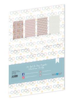 Papers For you - Decoupage Papier "Olympic Games II" Rice Paper Kit A4 - 4 Bogen