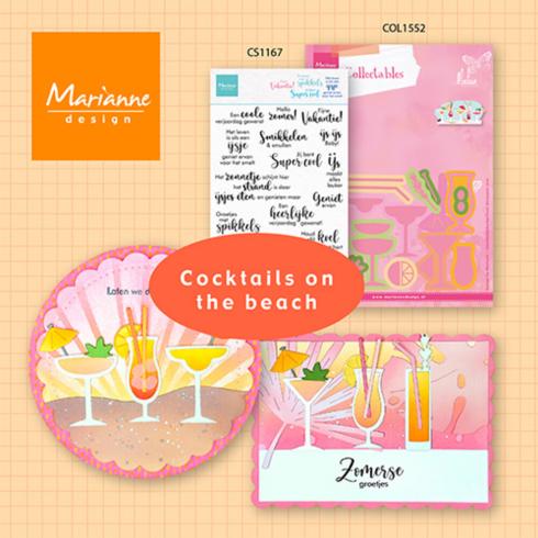 Marianne Design - Präge- und Stanzschalone "Cocktails & Mocktails" Collectables Dies
