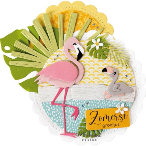 Marianne Design - Präge- und Stanzschalone "Flamingo Family" Collectables Dies