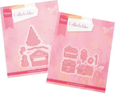 Marianne Design - Präge- und Stanzschalone "The Little Christmas Village" Collectables Dies