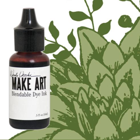 Ranger - Make Art Blendable Dye Ink Reinker "Fern Green" Design by Wendy Vecchi - Nachfüller