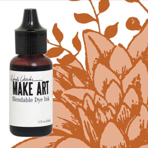Ranger - Make Art Blendable Dye Ink Reinker "Orange Blossom" Design by Wendy Vecchi - Nachfüller