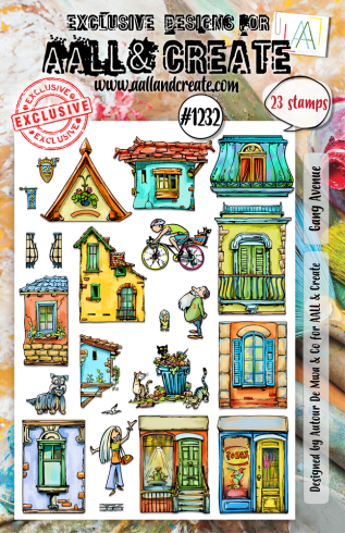 AALL and Create - Stempelset A5 "Gang Avenue" Clear Stamps