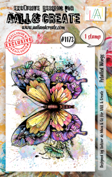 AALL and Create - Stempelset A7 "Petalled Wings" Clear Stamps