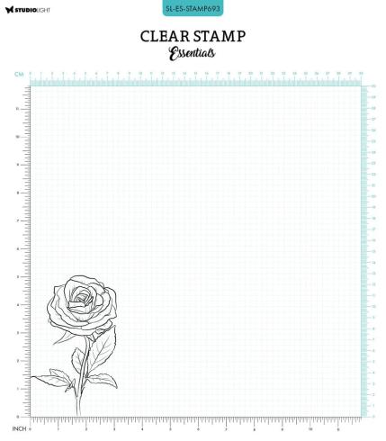 Studio Light - Stempel "Single Rose" Clear Stamps