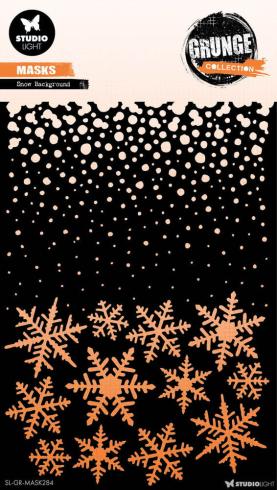 Studio Light - Schablone "Snow Background" Stencil Grunge Collection