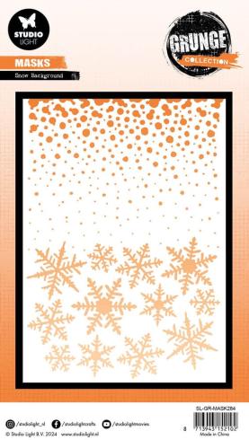 Studio Light - Schablone "Snow Background" Stencil Grunge Collection