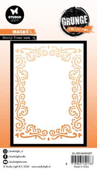 Studio Light - Schablone "Swirly Frame" Stencil Grunge Collection