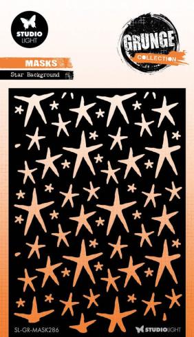 Studio Light - Schablone "Star Background" Stencil Grunge Collection