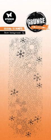 Studio Light - Stempel "Snow Background" Clear Stamps Grunge Collection