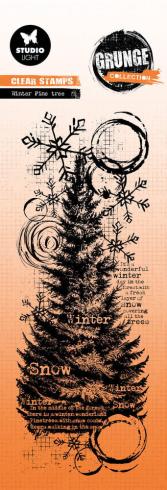 Studio Light - Stempel "Winter Pine Tree" Clear Stamps Grunge Collection