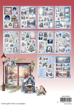 Studio Light - Stanzteile "Dreamy Christmas" Die Cut Block - 20 Bogen