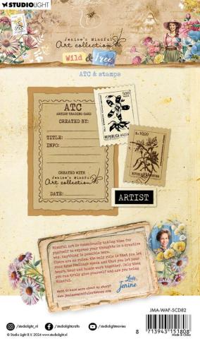 Studio Light - Stempel & Stanzschablone "ATC & Stamps" Stamp & Dies