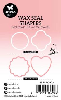 Studio Light - Wax Seal Shapers "Scallop & Heart"