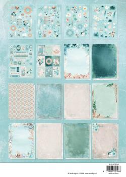 Studio Light - Stanzteile "Ocean Boho" Die Cut Block - 32 Bogen