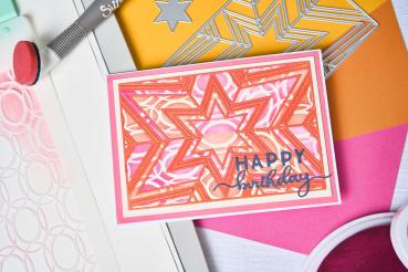 Sizzix - Stanzschablone "Cosmopolitan Christmas, Star Bright" Thinlits Craft Dies by Stacey Park