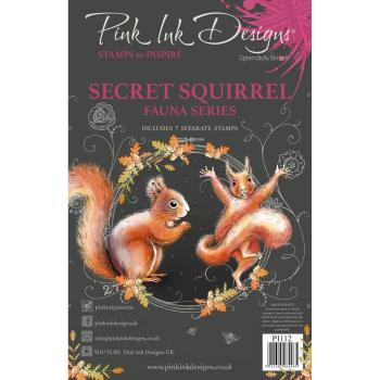 Pink Ink Designs - Stempelset "Secret squirrel" Clear Stamps