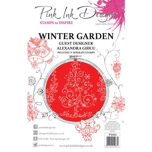 Pink Ink Designs - Stempelset "Winter garden" Clear Stamps
