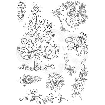 Pink Ink Designs - Stempelset "Winter garden" Clear Stamps