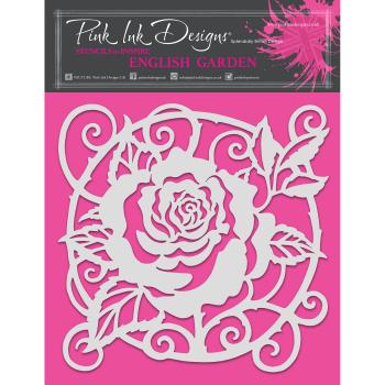 Pink Ink Designs - Schablone "English Garden" Stencil