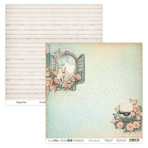 ScrapBoys - Designpapier "Elizabeth" Paper Pack 12x12 Inch - 12 Bogen