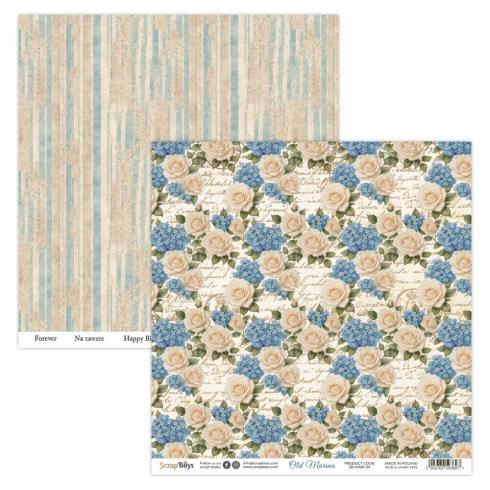 ScrapBoys - Designpapier "Old Marina" Paper Pack 12x12 Inch - 12 Bogen