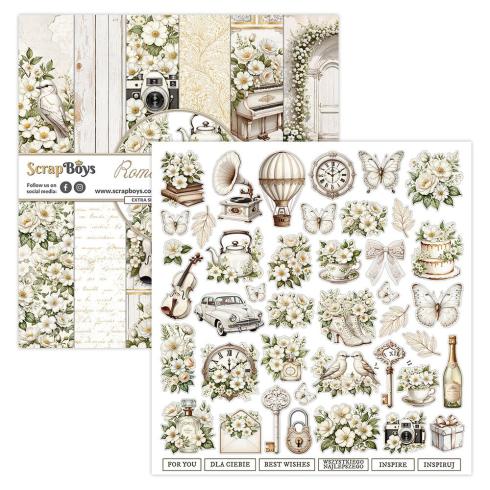 ScrapBoys - Designpapier "Romantic Garden" Paper Pack 12x12 Inch - 12 Bogen