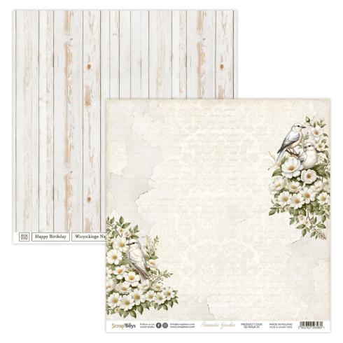 ScrapBoys - Designpapier "Romantic Garden" Paper Pack 12x12 Inch - 12 Bogen