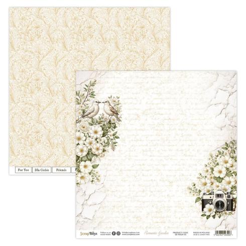 ScrapBoys - Designpapier "Romantic Garden" Paper Pack 12x12 Inch - 12 Bogen