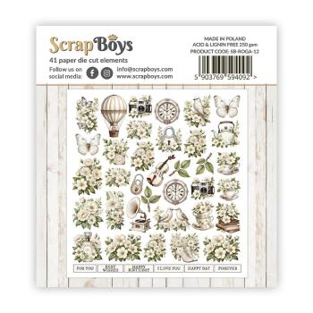 ScrapBoys - Stanzteile "Romantic Garden" Die Cuts