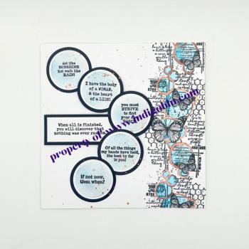 IndigoBlu - Gummistempel Set "Journal Quotes" A6 Rubber Stamp