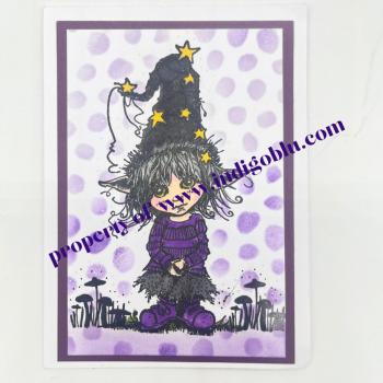 IndigoBlu - Gummistempel Set "Dress Up Elf" A6 Rubber Stamp