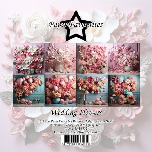 Paper Favourites - Designpapier "Wedding Flowers" Paper Pack 6x6 Inch - 24 Bogen