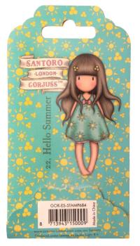 Studio Light Gorjuss - Gummistempelset "Hello Summer" Rubber Stamp 