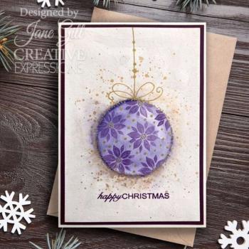 Woodware - Stempelset "Paintable Baubles Home Fillers" Clear Stamps Design by Jane Gill