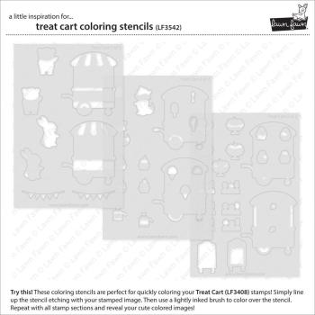 Lawn Fawn - Schablone "Treat Cart" Stencil