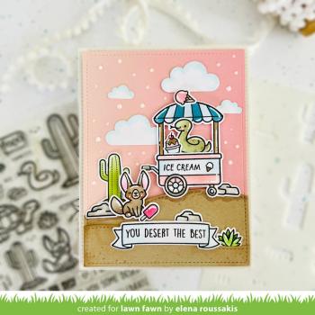 Lawn Fawn - Schablone "Treat Cart" Stencil