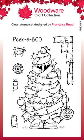Woodware - Stempelset "Mummy Gnome" Clear Stamps Design by Francoise Read