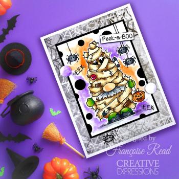 Woodware - Stempelset "Mummy Gnome" Clear Stamps Design by Francoise Read