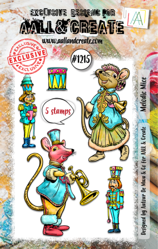 AALL and Create - Stempelset A7 "Melodic Mice" Clear Stamps