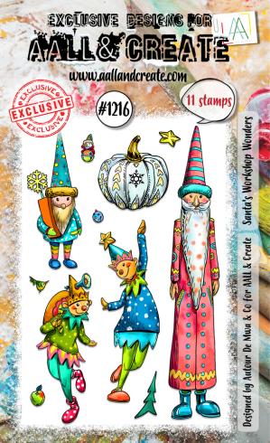 AALL and Create - Stempelset A6 "Santa's Workshop Wonders" Clear Stamps