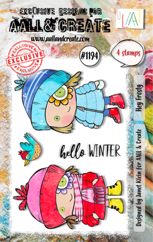 AALL and Create - Stempelset A7 "Hey Frosty" Clear Stamps