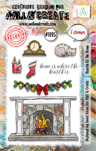 AALL and Create - Stempelset A7 "Hearth Of The Home" Clear Stamps