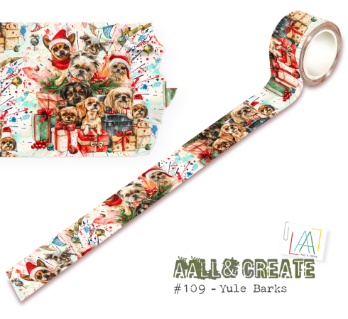 AALL and Create "Yule Barks" Washi Tape 25 mm