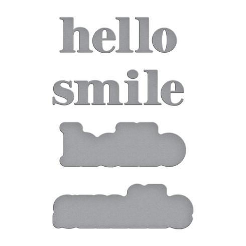Spellbinders - Stanzschablone "Hello Smile" Dies